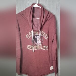 Florida State cowneck hoodie size Large.
